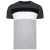 Kam Jeans 5231 Cut and Sew T-shirt Grey - Herren-T-Shirts - Herren-T-Shirts in großen Größen