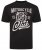Kam Jeans 5712 Twin Pack Motorcycle/Cycle Print Tee Black and Navy - Herren-T-Shirts - Herren-T-Shirts in großen Größen