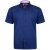 Kam Jeans 6160 Short Sleeve Dobby Print Shirt Twilight Blue - Herrenhemden - Herrenhemden in großen Größen