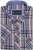Kam Jeans 6313 Casual Check Short Sleeve Shirt Grey - Herrenhemden - Herrenhemden in großen Größen