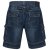 Kam Jeans Francis Dark Used - Herrenshorts - Herrenshorts in großen Größen