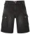 Kam Jeans Ivan Cargo Shorts Black - Herrenshorts - Herrenshorts in großen Größen