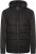 Kam Jeans KV135 Quilted Zip Thru Hoody with Padded Body & Jersey Sleeves Black TALL SIZES - HERRENBEKLEIDUNG MT-6XLT - Langgrößen für Herren