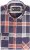 Kam Jeans P038 LS Premium Cotton Check Shirt Navy - Herrenhemden - Herrenhemden in großen Größen