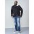 D555 Lorenzo Half zip Hoodie Black - Herren-sweater und -hoodies - Herren-Sweater und -Hoodies in großen Größen