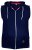 D555 Blake Sleeveless Hoodie Navy - Herren-sweater und -hoodies - Herren-Sweater und -Hoodies in großen Größen