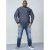 D555 Bryson Crewneck Sweater with Pocket Navy - Herren-sweater und -hoodies - Herren-Sweater und -Hoodies in großen Größen