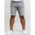 D555 Griffin Denim Shorts Grey - Herrenshorts - Herrenshorts in großen Größen
