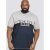 D555 Morris T-shirt Navy - Herren-T-Shirts - Herren-T-Shirts in großen Größen