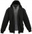 Lavecchia 109 Two-in-one Zipper Hoodie Black/Charcoal - Herren-sweater und -hoodies - Herren-Sweater und -Hoodies in großen Größen