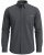 Motley Denim Lisbon Long Sleeve Shirt Charcoal - Herrenhemden - Herrenhemden in großen Größen