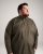 Motley Denim Lisbon Long Sleeve Shirt Dark Khaki - Herrenhemden - Herrenhemden in großen Größen