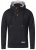 D555 Lorenzo Half zip Hoodie Black - Herren-sweater und -hoodies - Herren-Sweater und -Hoodies in großen Größen