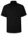 Kam Jeans 6283 Casual SS Herringbone Shirt Black - Herrenhemden in großen Größen - Herrenhemden in großen Größen