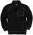 Adamo Manuel Sweatshirt with Zipper Black - Herren-sweater und -hoodies - Herren-Sweater und -Hoodies in großen Größen