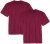 Adamo Marlon Comfort fit 2-pack T-shirt Blackberry - Herren-T-Shirts - Herren-T-Shirts in großen Größen