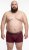 20 Nodi 979 Boxershorts 3er-Pack Bordeaux/Grau/Dunkelblau - Boxershorts - Boxershorts für Herren in großen Größen