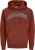 Jack & Jones CALEB Hoodie Red - Herren-sweater und -hoodies - Herren-Sweater und -Hoodies in großen Größen