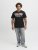 Jack & Jones Logo 2COL T-Shirt Black - Herren-T-Shirts - Herren-T-Shirts in großen Größen