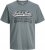 Jack & Jones Logo 2COL T-shirt Grey - Herren-T-Shirts - Herren-T-Shirts in großen Größen