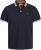 Jack & Jones Paulos Short Sleeve Polo Black Navy - Polo-shirts für herren - Polo-Shirts für Herren in großen Größen