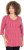Ulla Popken Minimalist Ho Ho Ho Print 3/4 Sleeve Tee Salsa Red - Bedruckte T-shirts für damen - 