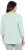 Ulla Popken Metallic Lettering 3/4 Sleeve Tee Mint Green - Bedruckte T-shirts für damen - 