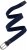 Ulla Popken Elastic Belt Blue - Damengürtel - 