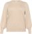 Kaffe Curve Lizzy Langarm-Pullover Beige - Pullover & Strickmode - 