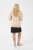 Kaffe Curve Lizzy Langarm-Pullover Beige - Pullover & Strickmode - 