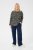 Kaffe Curve Mila Ami Bluse Schwarz/Turtledove - Blusen & Tuniken - 