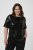 Kaffe Curve Mirana Sequin Blouse Black - Blusen - 
