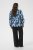 Kaffe Curve Sasja Langarmbluse Blue Snake Flower - Blusen & Tuniken - 