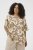 Kaffe Curve Marla Blouse Oak Chalk Leaf - Blusen - 
