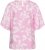 Kaffe Curve Marla Blouse Pink Frosting Chalk Leaf - Blusen - 