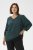 Kaffe Curve Pippi Blouse 3/4 Sleeve Magical Forest Green - Blusen & Tuniken - 
