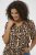 Kaffe Curve Ami Short Sleeve Blouse Printed Leopard - Blusen & Tuniken - 