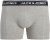 Jack & Jones Hector Solid Trunks 5-Pack Grey - Boxershorts - Herren Boxershorts Große Größen 