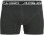 Jack & Jones Hector Solid Trunks 3-Pack Navy/Red/Grey - Boxershorts - Herren Boxershorts Große Größen 