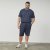 North Latitude 61154 Leinen Shorts Mit Bequemer Passform Navy Blau - Herrenshorts - Herrenshorts in großen Größen