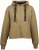 Nora Mikken GERTRUD Cropped Hoodie Camel - DAMENMODE XS-XXL - 