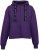 Nora Mikken GERTRUD Cropped Hoodie Purple - DAMENMODE XS-XXL - 