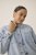 Kaffe Curve Ninna Casual Jacket Light Blue Washed - Jacken - 