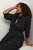 Kaffe Curve Emina Oline Kleid Tiefschwarz - Kleider - 