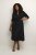 Kaffe Curve Emina Oline Kleid Tiefschwarz - Kleider - 