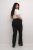 Kaffe Curve Jenna Ausgestellte Leggings Tiefschwarz - Jeans & Hosen in Großen Größen – Plus Size - 