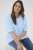 Kaffe Curve Minia Pullover Powder Blue Melange - Strickpullover - 