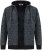 Duke Fareham Bonded Sherpa Lining Knitted Hoodie Grey - Herren-sweater und -hoodies - Herren-Sweater und -Hoodies in großen Größen