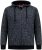 Duke Fareham Bonded Sherpa Lining Knitted Hoodie Grey - Herren-sweater und -hoodies - Herren-Sweater und -Hoodies in großen Größen
