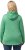 Ulla Popken Melange Knit Fleece Lined Hoodie Spring Green - Hoodies & Sweatshirts - 